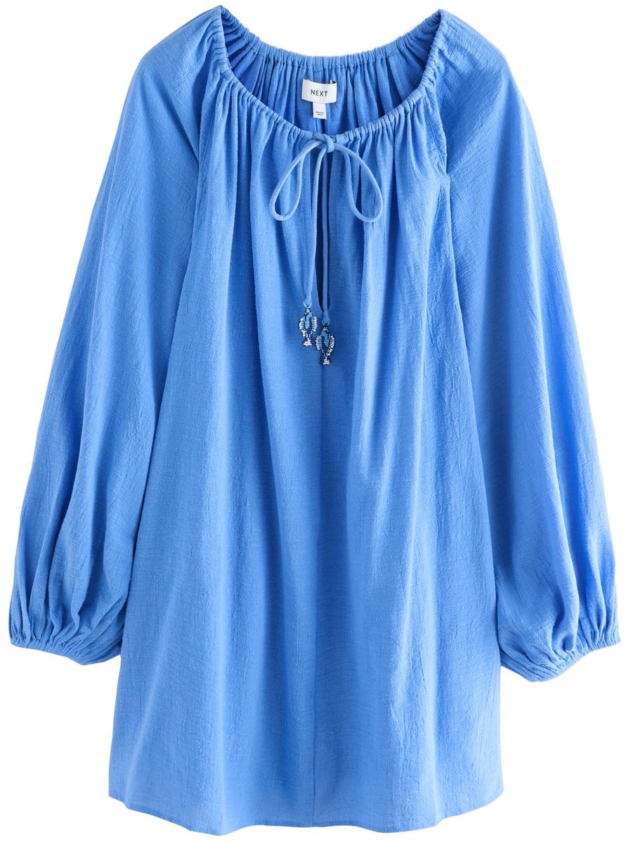 Next - Dames - Strandkaftan - Blauw