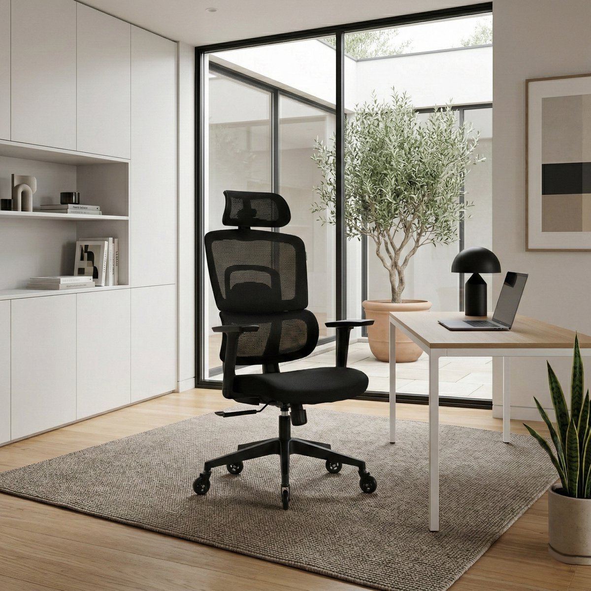 OfficeSense OS220 Ergonomische Bureaustoel met Hoofdsteun - afbeelding 3