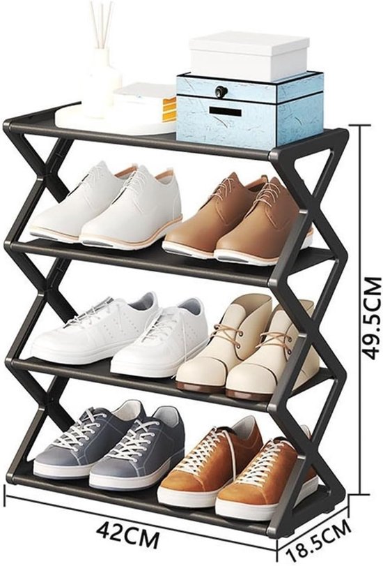 Organizer met schoensleuven - 10 stuks ruimtebesparing voor schoenen