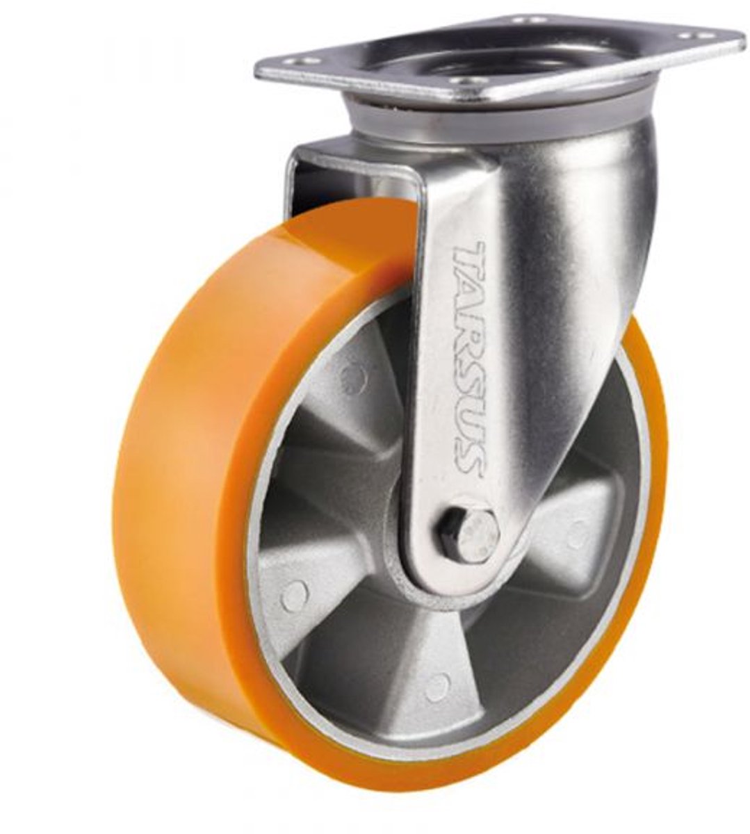 Zwaarlast zwenkwiel 160 mm 700 kg PU dubbel gelagerd - TARSUS