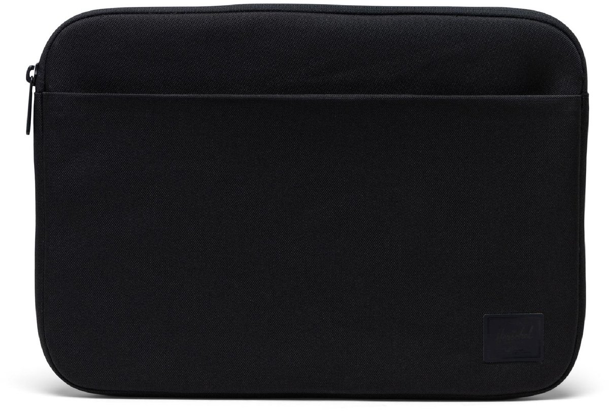 Herschel laptop hoes met laptopvak Denman 14 Inch Sleeve Tech Black zwart