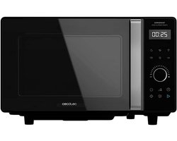 Digitale Magnetron - Oven met Grill - Snel Eten - Platbodem Zonder Draaiplateau - 25 Liter - Zwart
