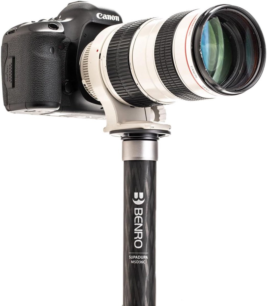 Eenpootstatief - Monopod Statief - Stabiliteit Foto Video - Snelle Flip Lock - Max 164cm