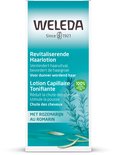 Verpakking van Weleda Revitaliserende Haarlotion met rozemarijn, 100ml.
