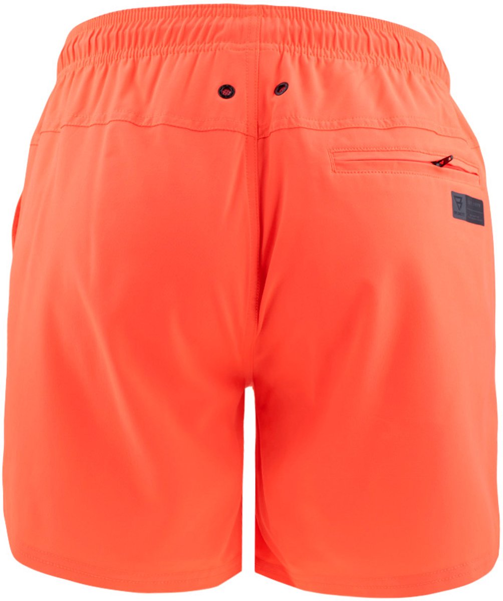 Brunotti Bru - conic Zwembroek Heren - Zwemshort met 4 - Way Stretch - Neon Orange — afbeelding 18