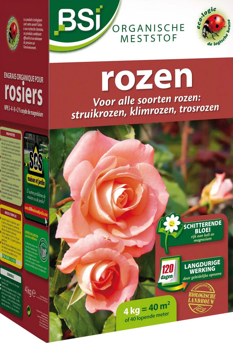 BSI - Rozen Meststof - 4 kg voor 40 m²