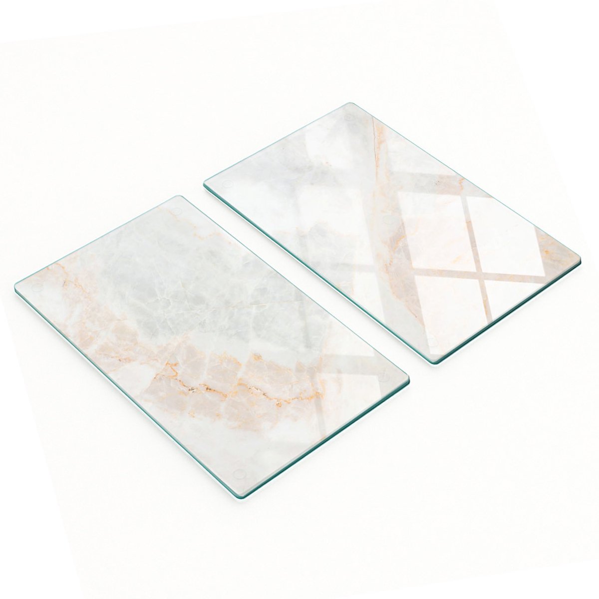 Multifunctionele decoratieve keukenplanken van gehard marmer, 2x30x52 cm