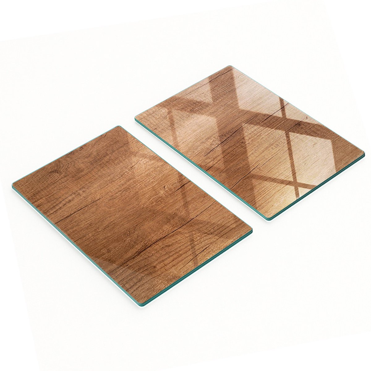 Decoratieve glazen snijplanken met afbeeldingen, hout, 2x40x52 cm