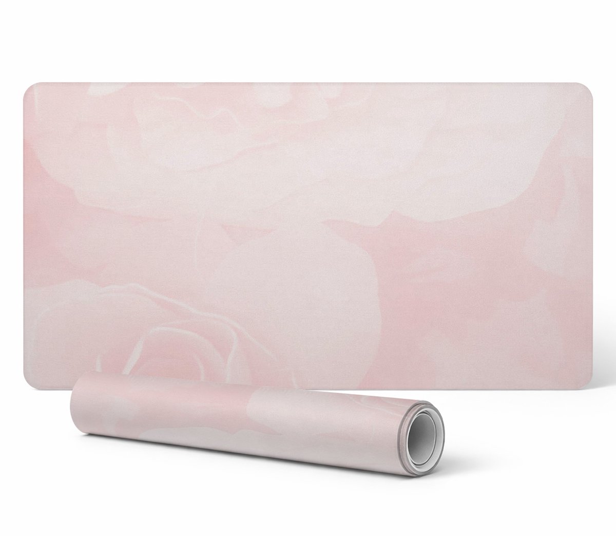 Gaming beschermmat voor toetsenbord en muis met delicate rozen, 100x50 cm
