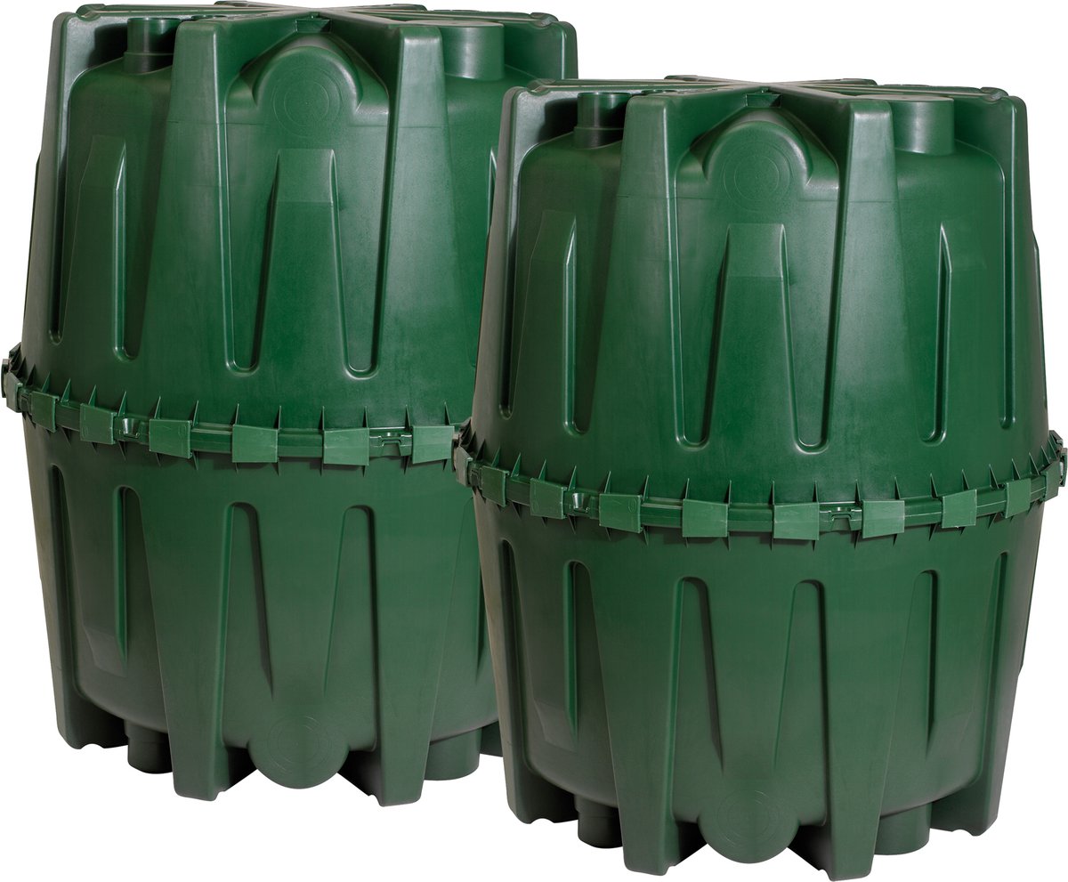 4rain HERKULES regenwatertank SET 3200 L