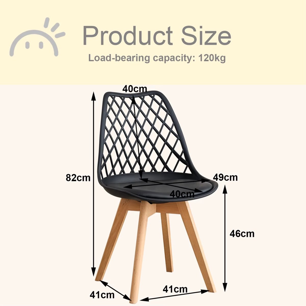 NaevaMi Eetkamerstoelen - Eetkamerstoelen Set van 6 - Eetkamerstoelen met Houten Poten - Modern en Minimalistisch - Pu Gewatteerde Zitting - Beukenhout Benen - Nordic Stoel Voor Keuken Woonkamer/Eetkamer - Khaki – foto 2
