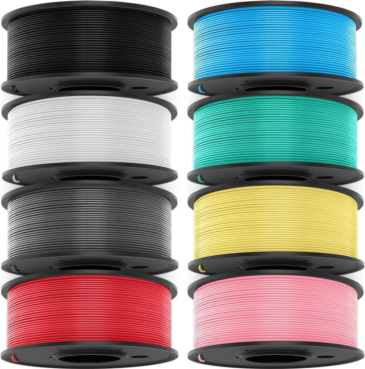 PLA 3D Printer Filament 1.75mm Multicolor Set 2KG (8x250g)