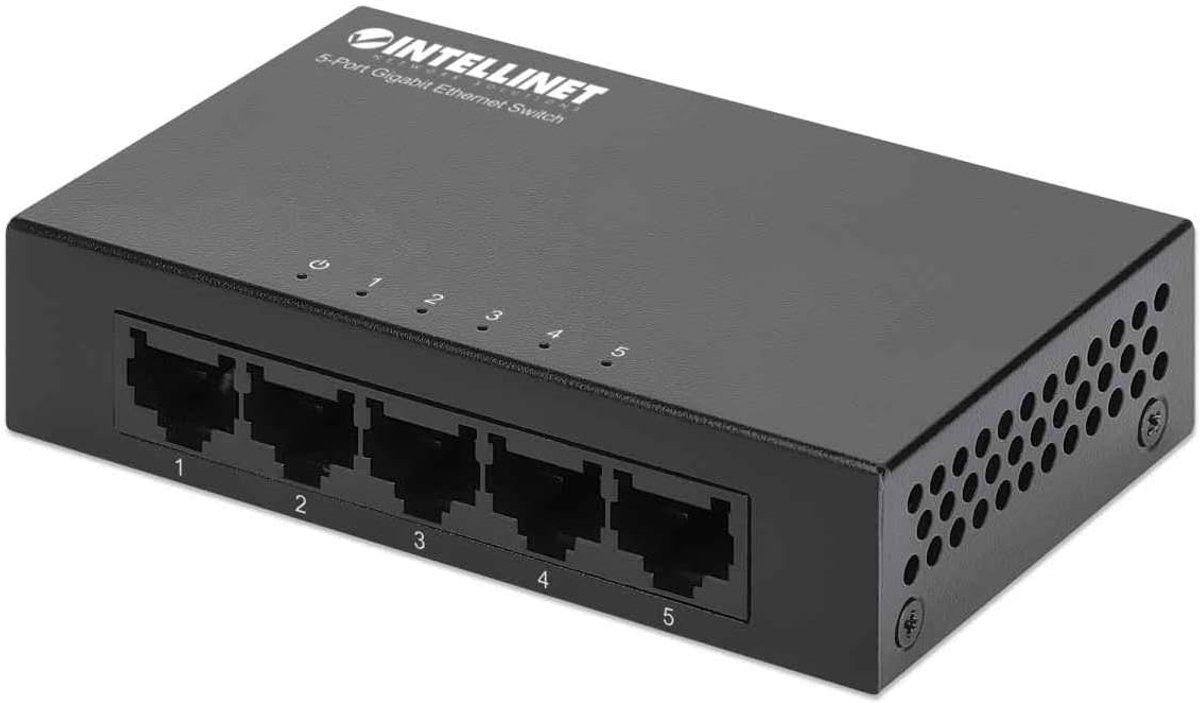 Gigabit Ethernet Netwerkswitch met 5 Poorten voor Desktop