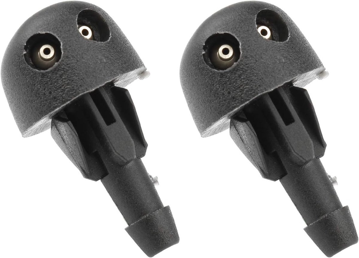 Allecto - Auto Ruitensproeier Mondstuk - Reinigingsgereedschap - Zwart - Vervanging Set - Sproeikop Kit - Geschikt voor Auto's - Diverse Modellen