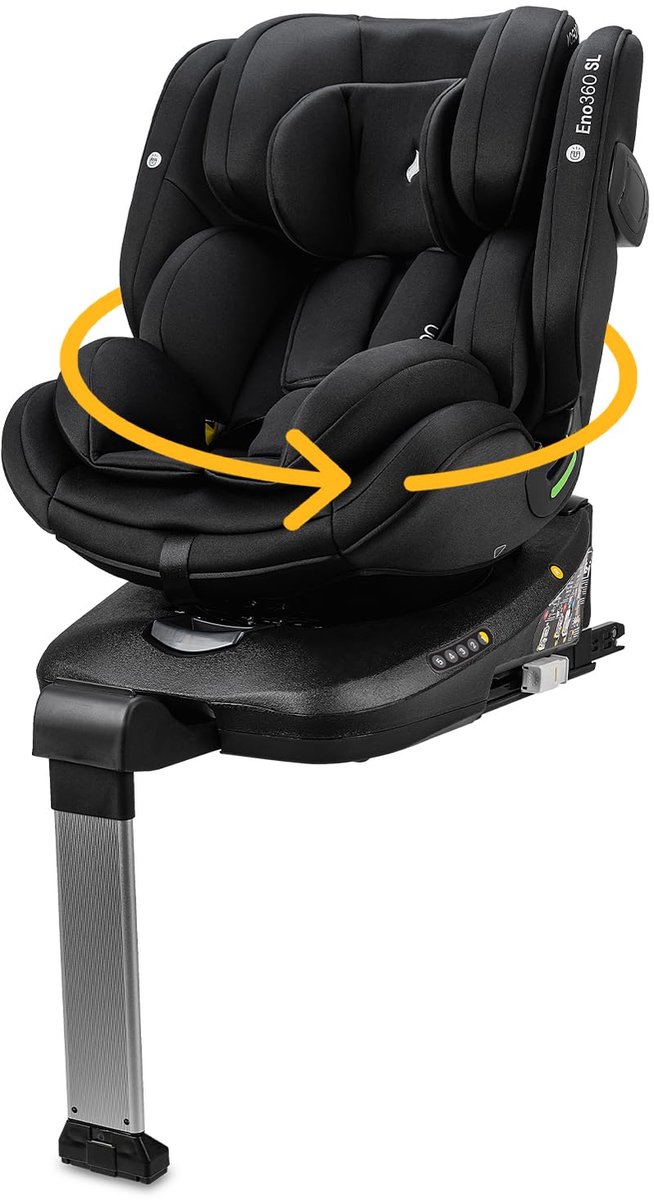 OSANN- Baby/kinderautostoeltje One360 SL i-Size - 40-150 cm - Van 0 tot 12 jaar - Groep 1/2/3 - Zwart
