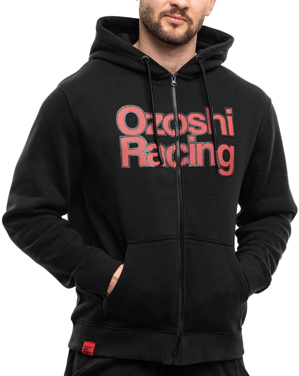 Ozoshi Hudson Sporttrui Heren Zwart - Maat L