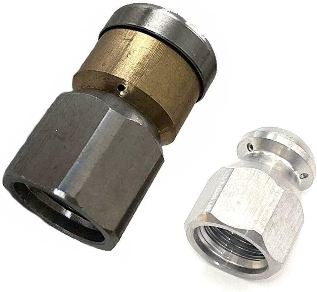 Pijpenreinigingsset - Reinigingsmondstukken - Verstopte Afvoeren - Roterend en Rigide - 1/4 Inch