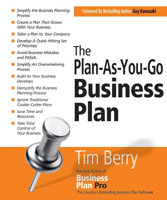 The Plan-As-You-Go Business Plan - cover