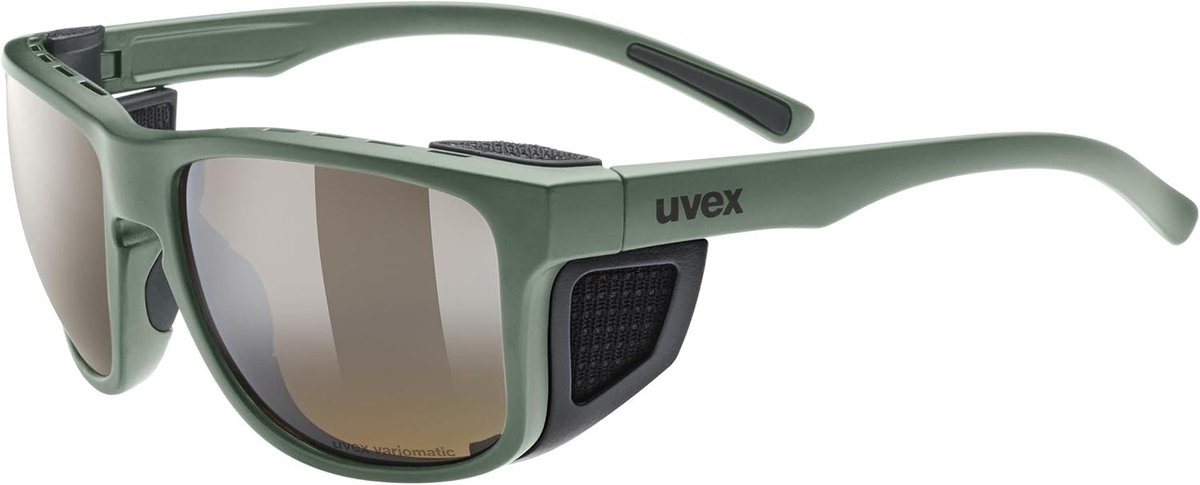 Sportbril - Outdoor bril - Fietsen Wandelen - Meekleurende glazen - One size - Groen Bruin
