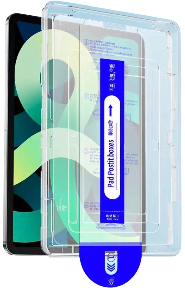EtuiTab - Gehard Glas Applicator - Voor iPad 10.9 2022 - Magnetische Bescherming - 0,3mm