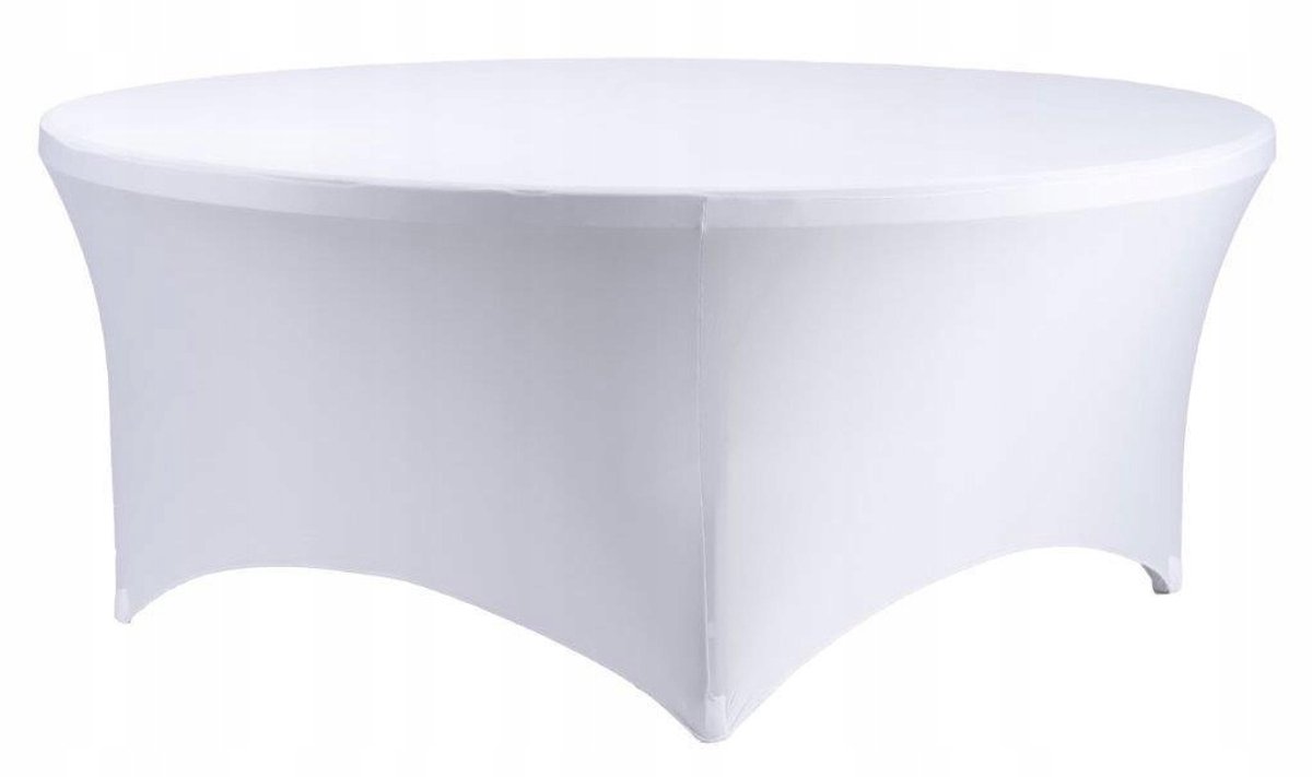 Bankietowo Serie - Elastische Tafelhoes - Wit - Ø180cm - 190g
