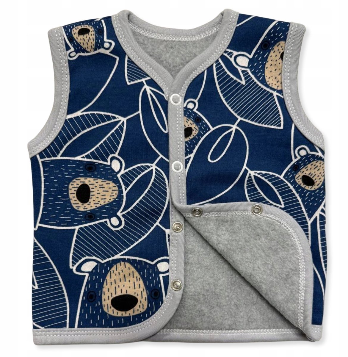 Dartomik Kaftanik - Kinder Bodywarmer - 92 - Warme Fleecevoering - Oeko-Tex Certificaat