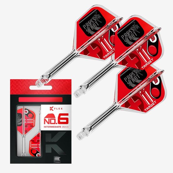 Target K-Flex Press Start NO6 - Dart Flights van Merkloos — afbeelding 5