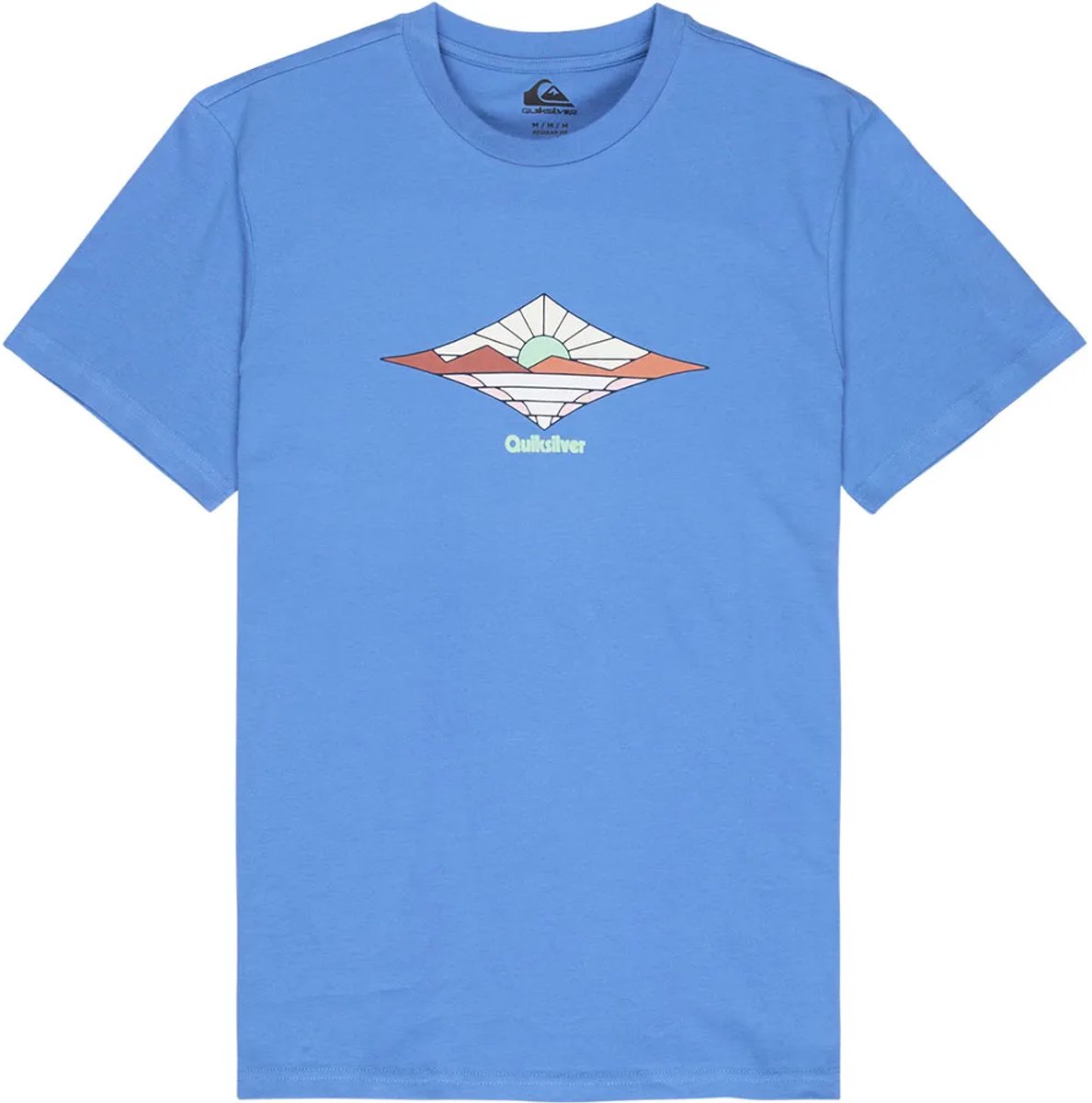 Quiksilver Dawn T-shirt Met Korte Mouwen M Man Blauw