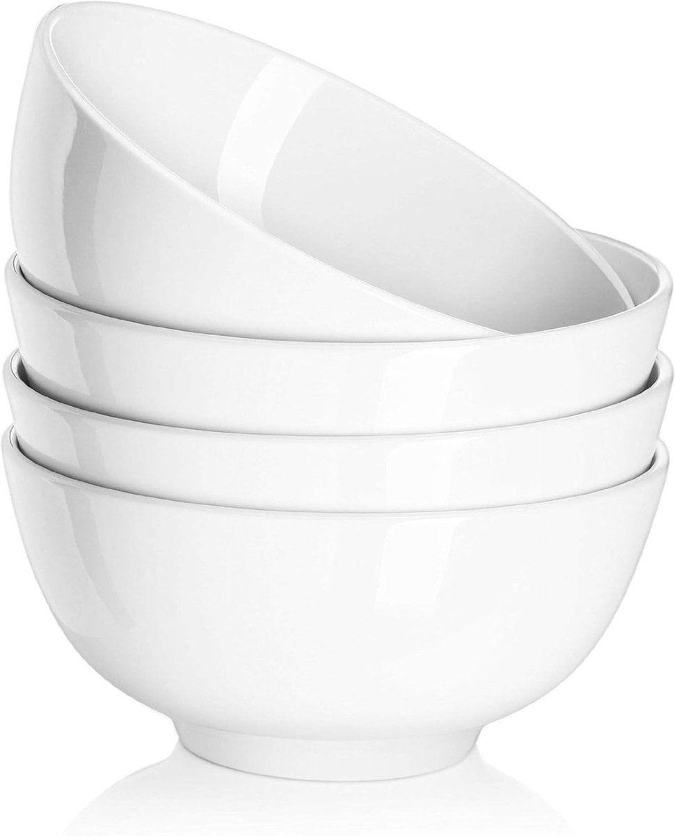 Dowan Ontbijtkommen 651ml – 15cm – Set van 4 – Soep, muesli