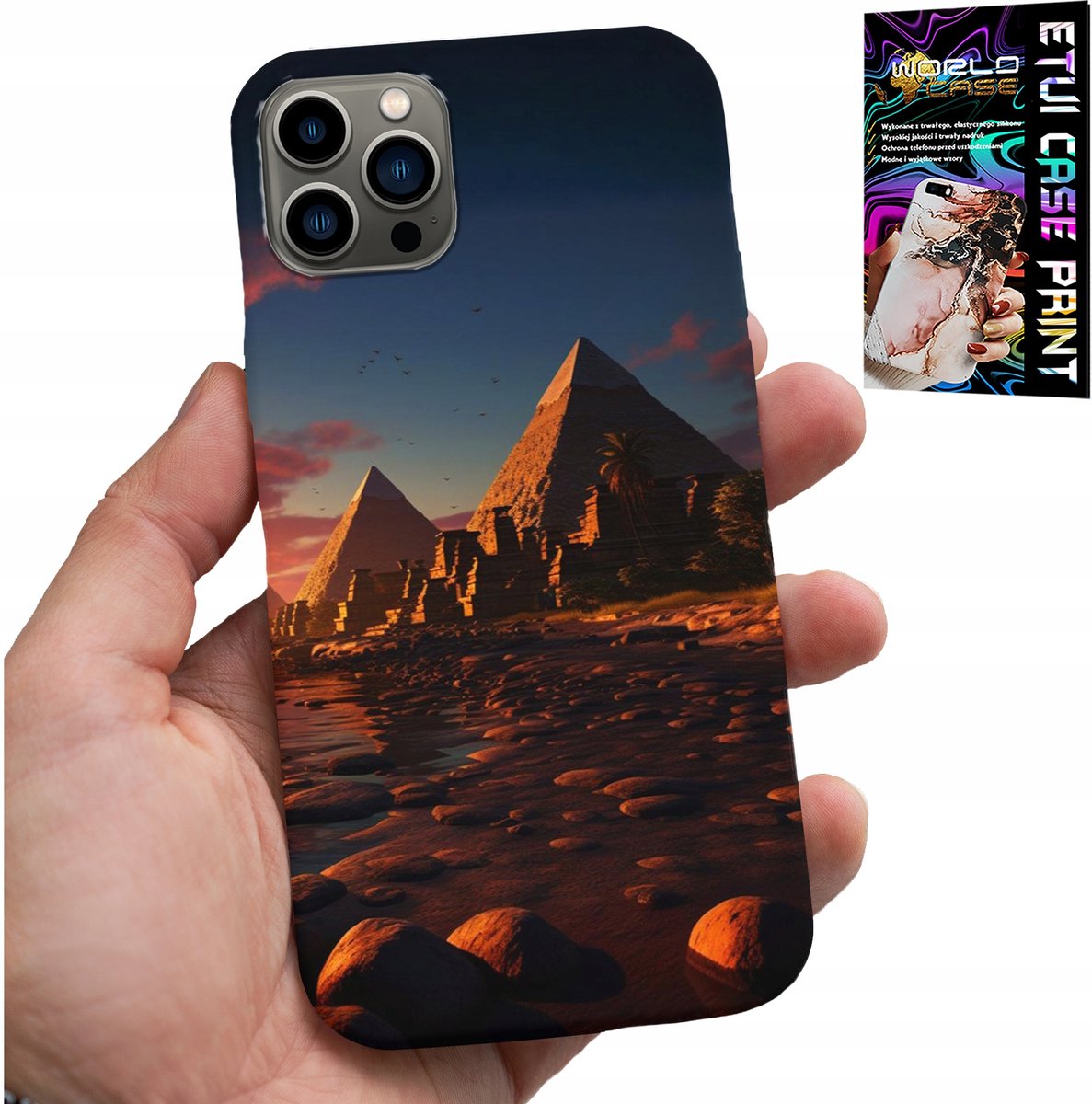 HOESJE VOOR IPHONE 11 PRO - PIRAMIDES VAN GIZA, EGYPTE, SFINX, FARAO