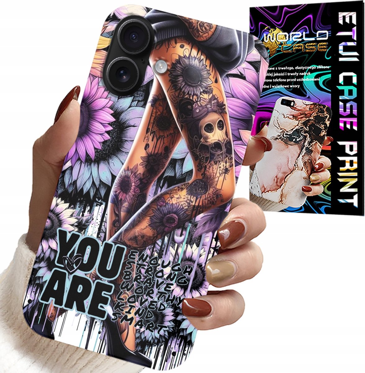iPhone 16 Plus hoesje - Vrouwelijke patronen: Je bent een vrouw met een tattoo.