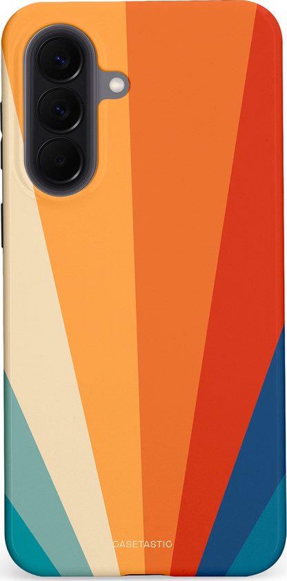 Coque Casetastic compatible avec Samsung Galaxy A57 - Étui double couche protecteur et élégant - Rayon rétro