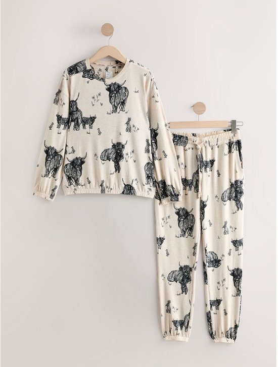 Next Behaaglijke pyjama met lange mouwen