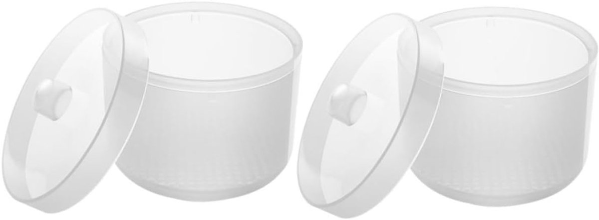 Nagelgereedschap Bakjes - Desinfectie Containers - Hygiënisch Werken - Met Filter - 89 x 89 cm - Wit