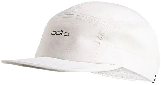 Witte pet met 'odlo' logo, vooraanzicht