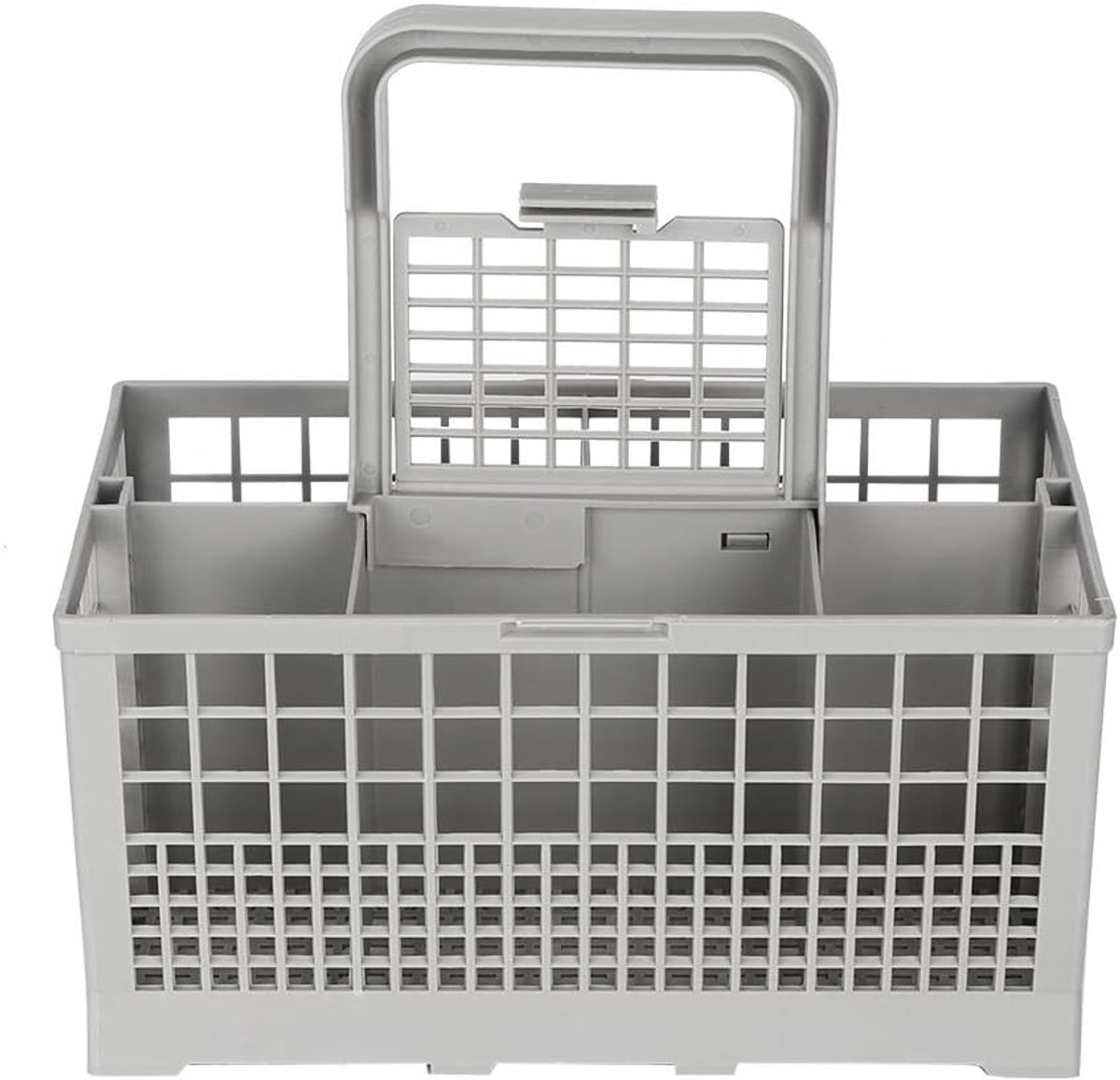 Vaatwasser Bestekmand - Zilverwerk Mand - Vaatwas Organisatie - Universele Pasvorm - 24cm Lengte - Zilverkleurig