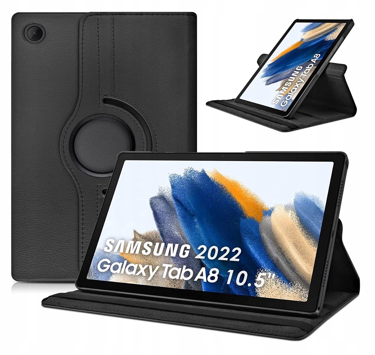 EtuiTab 360 - Tablethoes - Samsung Galaxy Tab A8 10.5 - Skai Leer - Draaibare Standaard