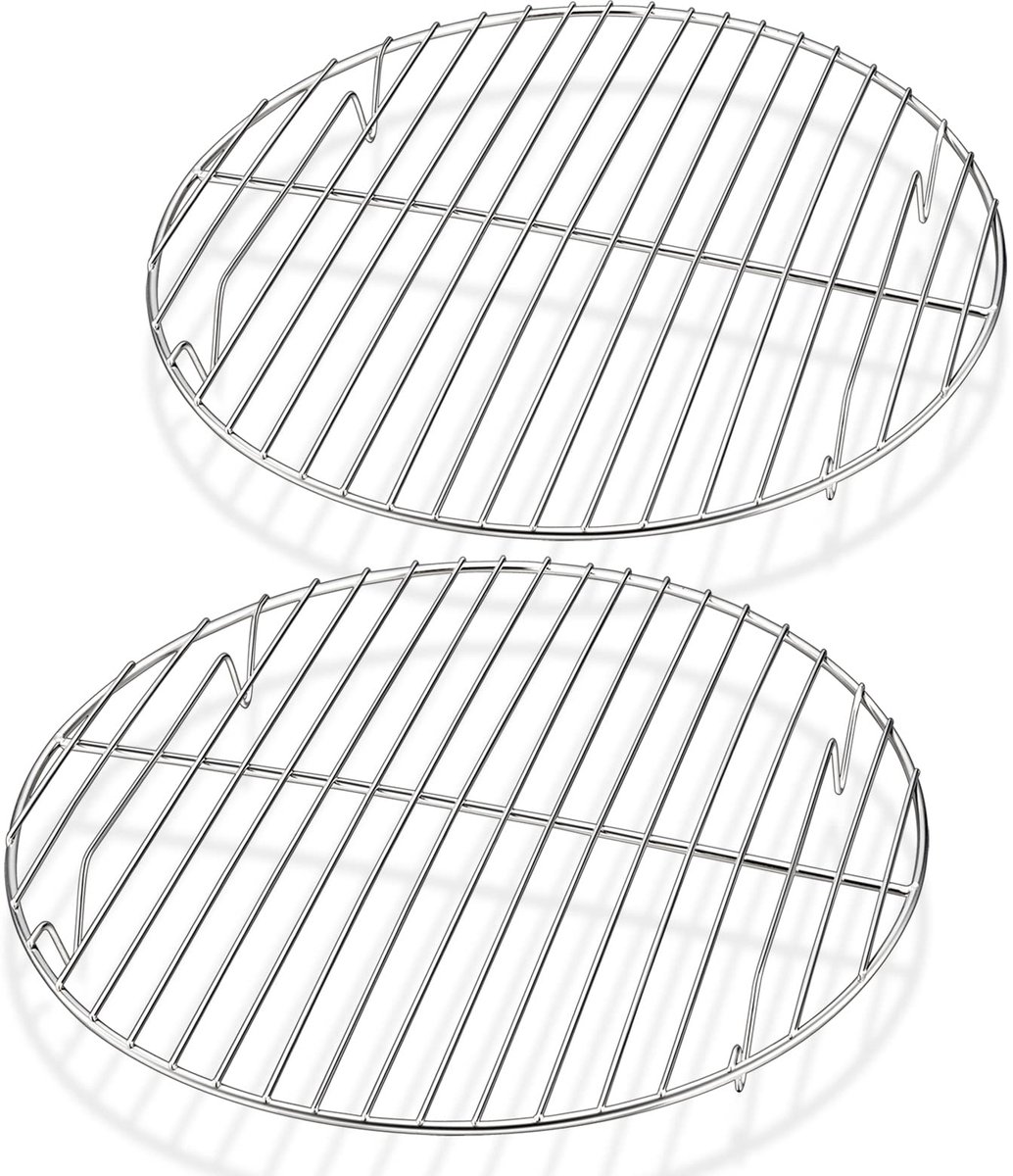 Ronde Koelingrooster - 100% Roestvrij Staal - 27 cm