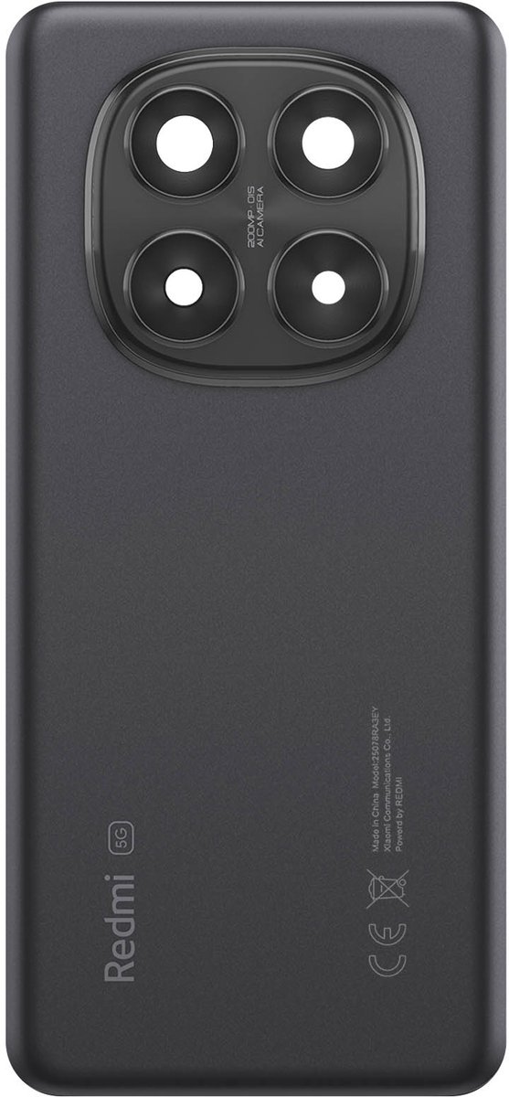 Xiaomi, Batterijklep voor Redmi Note 14 Pro 5G Service Pack, Zwart