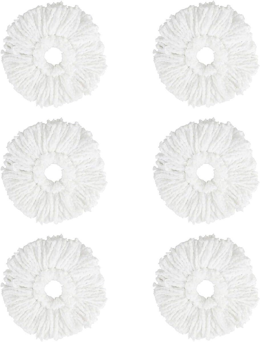 Dweil Pads - Reserve Doeken - Vloeren Reinigen - Hoog Absorptievermogen - 35 cm Diameter - Blauw