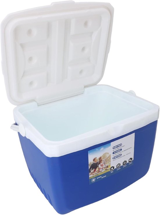 Geïsoleerde Koelbox - Draagbare Cooler - Outdoor Vervoer - Lekvrije Deksel - 13 Liter Inhoud - Blauw van Merkloos — afbeelding 5