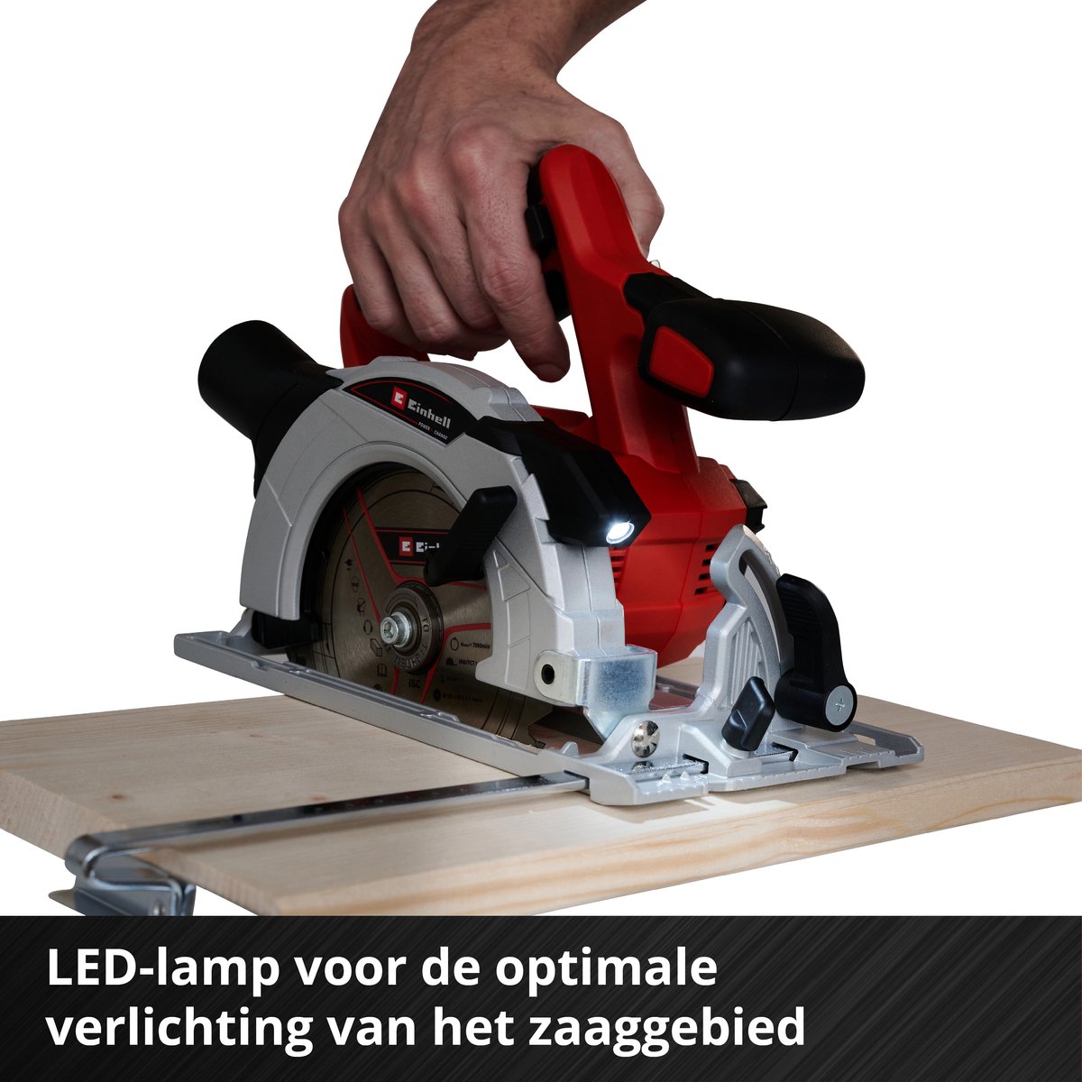 Einhell TE-CS 18/150 Li Solo: compacte 18V cirkelzaag thumbnail 5