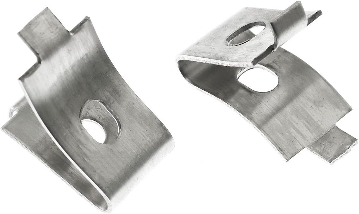 Plank Clips - Kast Pinnen - Planken Bevestigen - Verstelbaar Systeem - 10 Stuks - Zilver