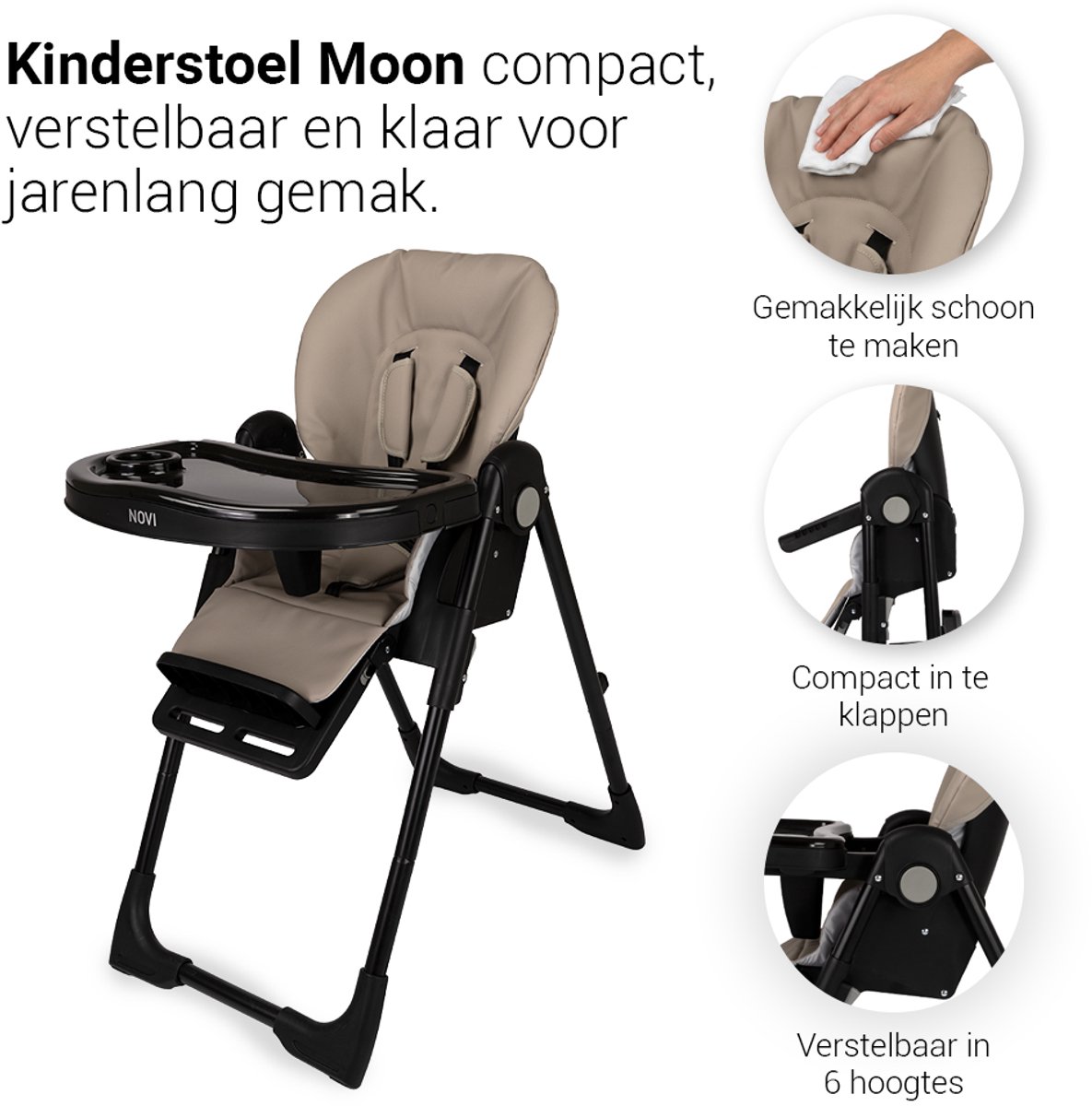 Kinderstoel Novi Baby 1-2 Grow aanbieding bij Kruidvat