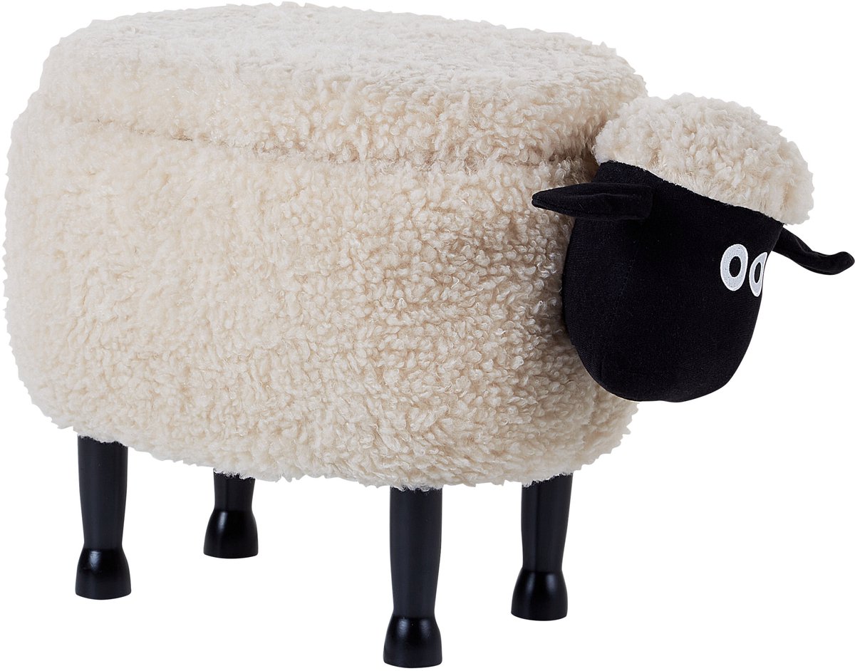 SHEEP - Poef - Lichtbeige - Polyester
