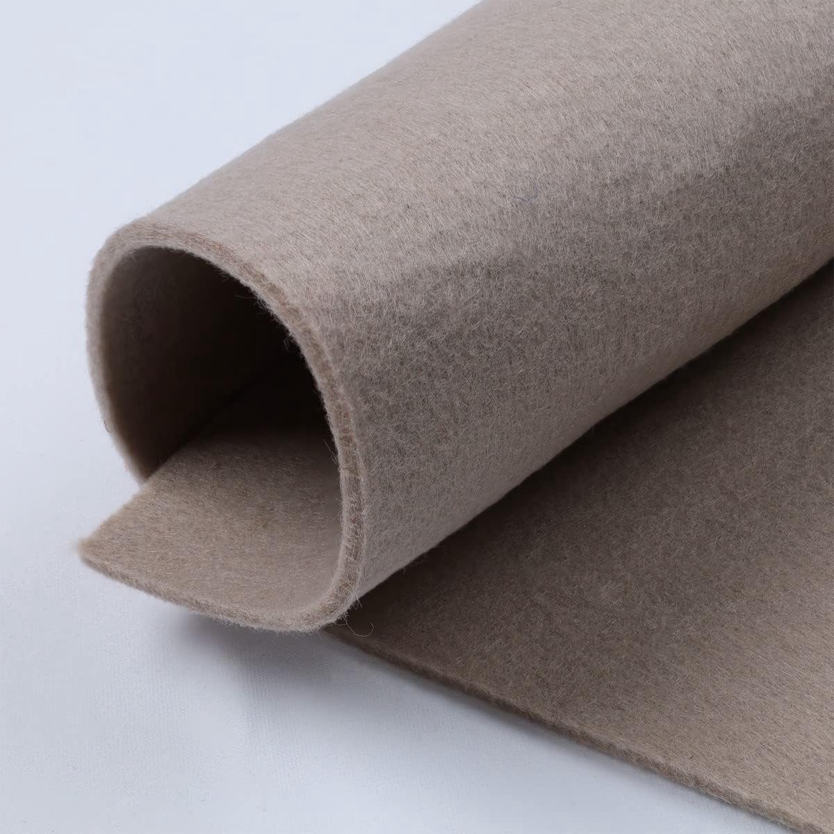 Vilt Platen - Hobby Materiaal - Creatief Knutselen - 3mm Dik Materiaal - 50x36 cm - Taupe
