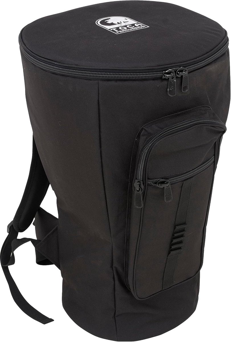 Djembe Tas - Percussie Hoes - Muziek Transport - Gewatteerde Bescherming - 12 Inch - Zwart