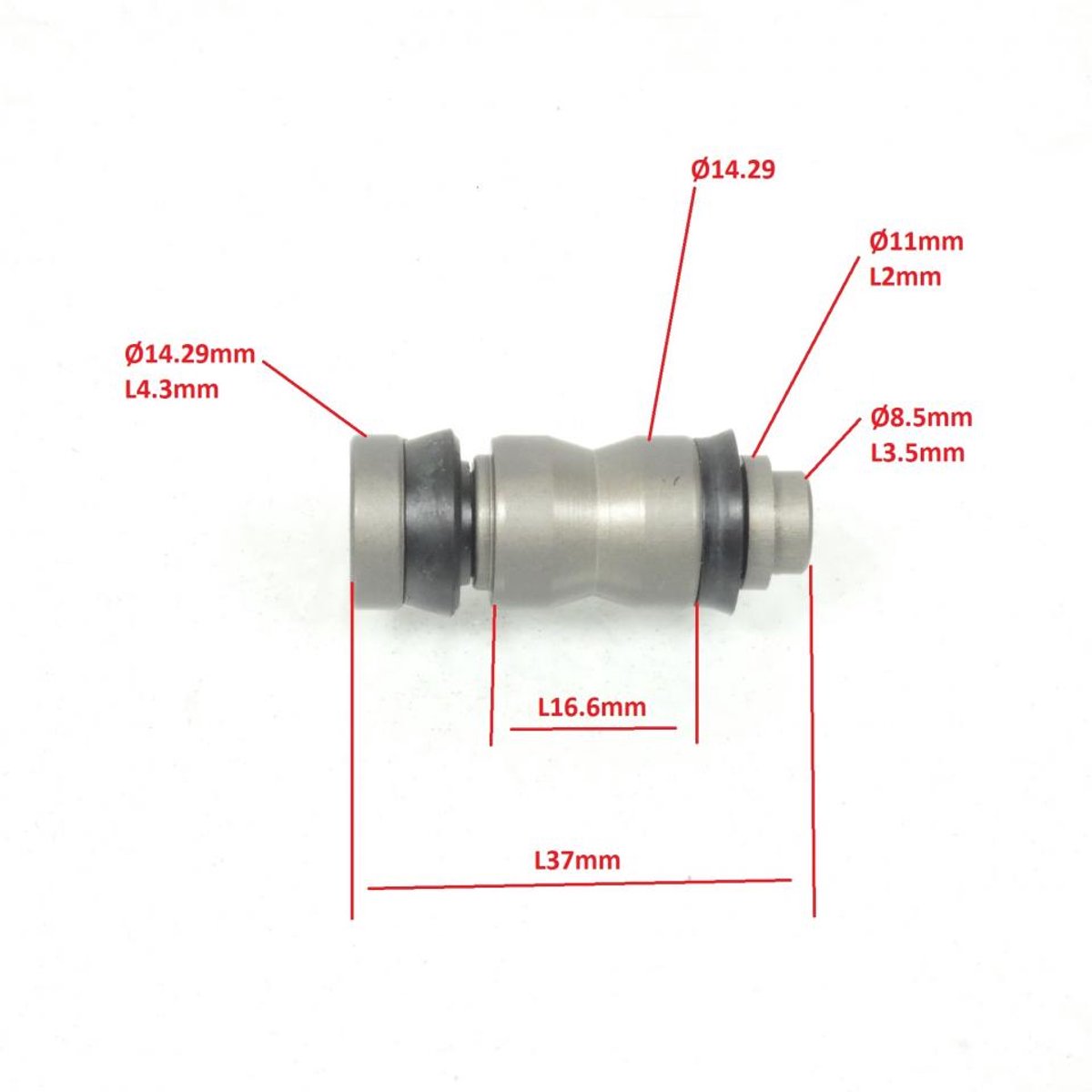 Kit réparation maitre cylindre frein AJP pour scooter Peugeot Geopolis Ø14.29mm