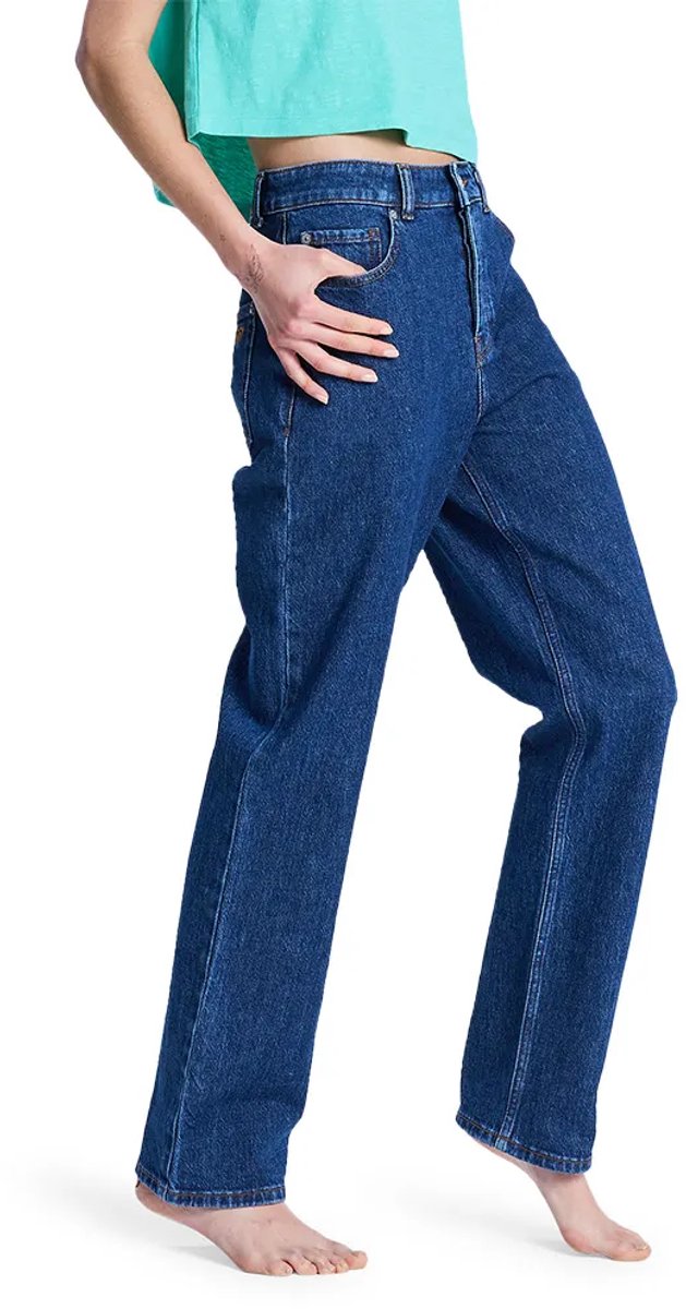 Roxy Moonrise Hoogzittende Jeans 30 Vrouw Blauw