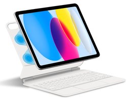 Beschermhoes voor iPad met Bluetooth-toetsenbord White iPad Pro 11 M4 2024